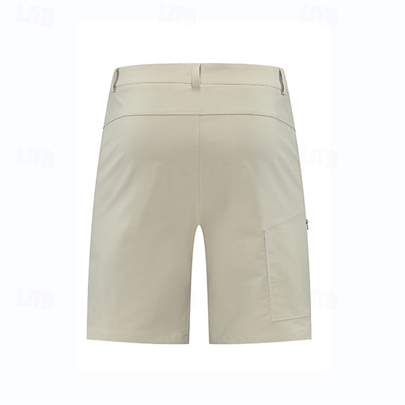Comilaka Pantaloncini Cargo Uomo - Bermuda Da Trekking A Asciugatura Rapida Con Tasche Multiple E Cerniere - Vita Elasticizzata - 5