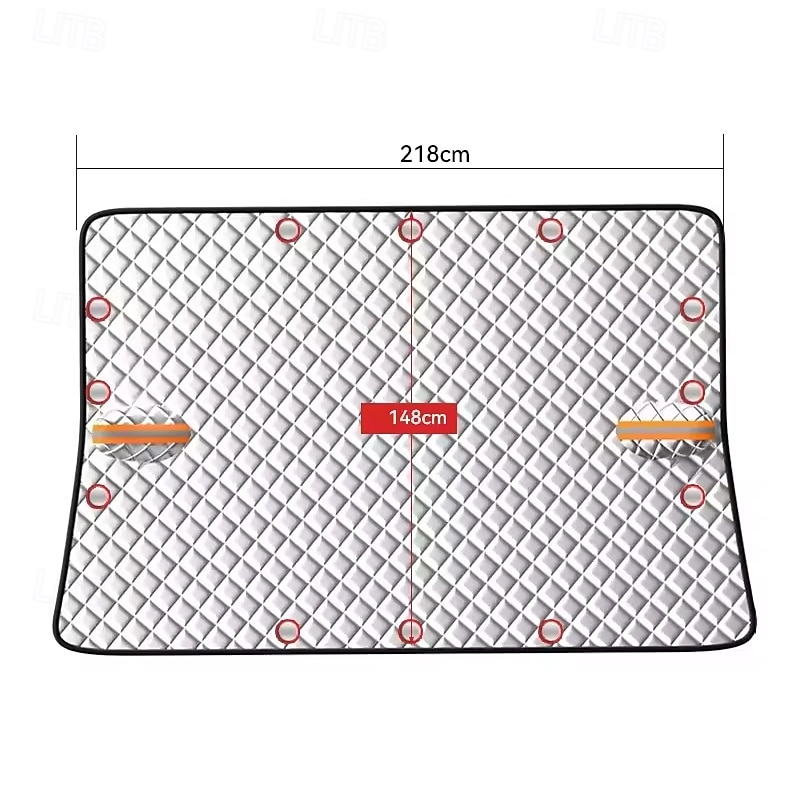 Magnetic  Car Front Window Sun Shade Outdoor Cover Car Windshield Cover Winter Ice Snow Dust Frost Guard UV Protector 2025 - $34.99 –P8