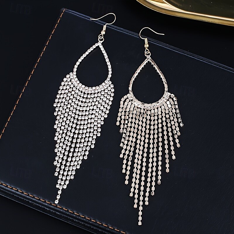 Women's Earrings Fancy Joy Stylish Luxury Earrings Jewelry Silver For Party 2025 - $13.99 –P2