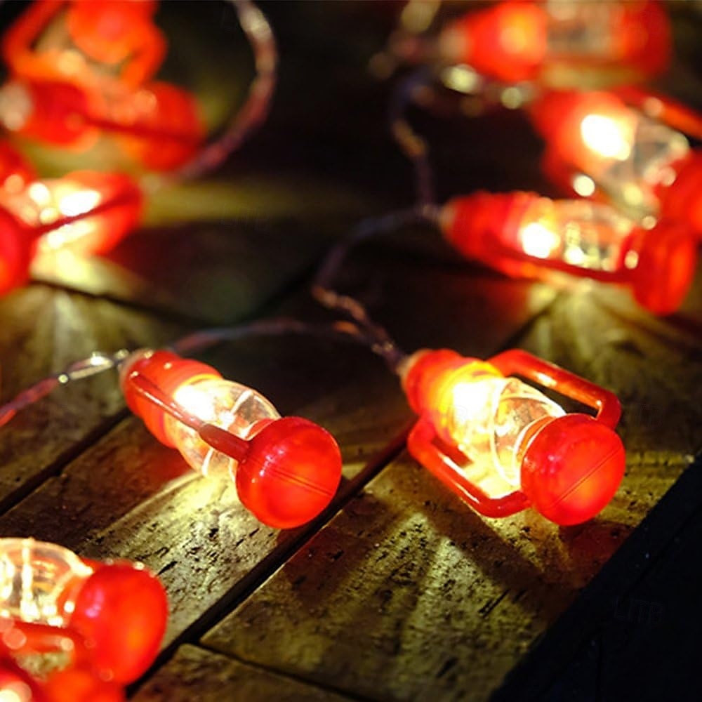 20/40 led retro světelný řetěz světla do ložnice ložnice zahradní festival domácí interiérový ramadánový festival dekorace mini petrolejový řetěz (teplé světlo) 2025 - $10.99 –P6
