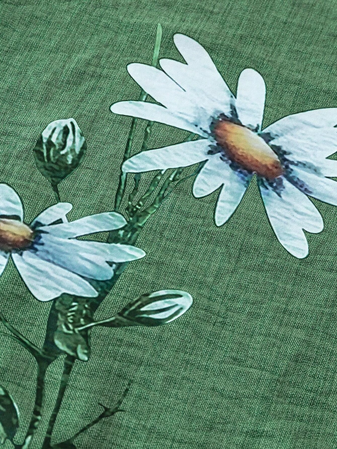 Women's Shirt Floral Casual Half Sleeve Crew Neck Regular Tops Work Daily Linen Like Buttons Print Green Spring Fall Winter 2025 - $28.99 –P4