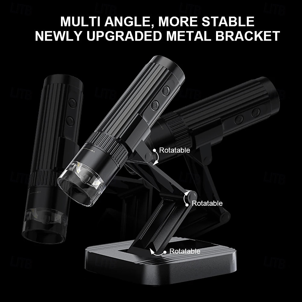 1000X Digital Microscope Camera 2in1 USB WIFI Portable Electronic Microscope 8 LED Magnifier for Skin Testing Cell Phone Repair 2025 - $59.99 –P9