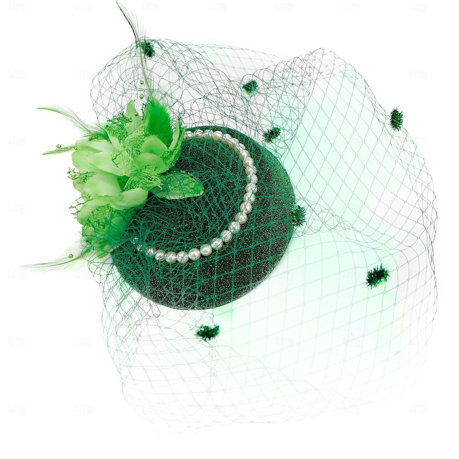 Hatter Sinamay Fedora Bryllup Aftenselskap cocktail Elegant Årgang søt stil Med Blomster Hodeplagg Hodeplagg 2025 - $14.99 –P24