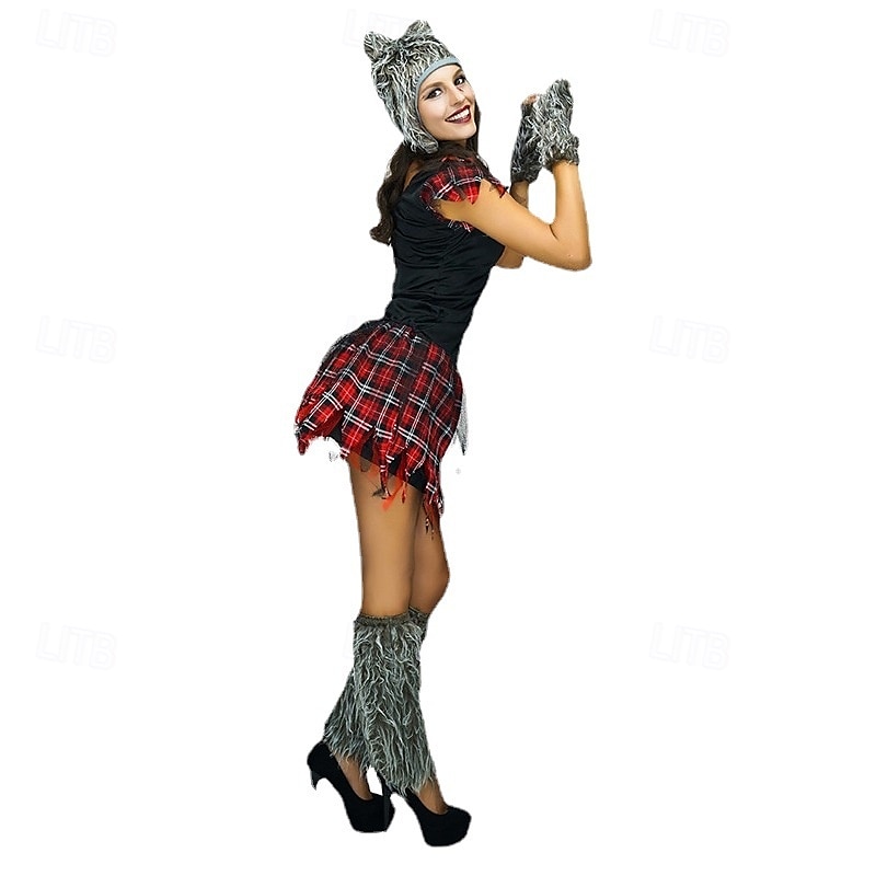 Warewolf Στολές Ηρώων Ενηλίκων Γυναικεία Ντύσου Πάρτι Bachelorette Πάρτι Απόκριες Μασκάρεμα Εύκολη αποκριάτικη στολή 2025 - $27.99 –P3