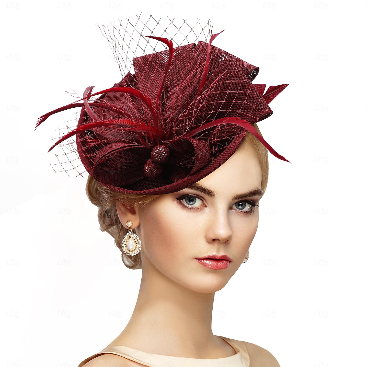 μικρό καπέλο τσαγιού - 2025 kentucky derby fascinator pillbox καπέλο κόμμωση για γυναίκες 2025 - $19.49 –P8