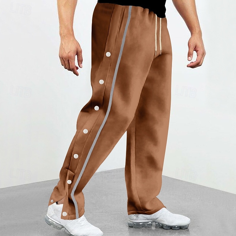 Hombre Pantalones deportivos Pantalones de Deporte Pantalones Bolsillo Correa Cintura elástica Plano Comodidad Deporte Diario Moda Casual Azul Real Caqui Microelástico 2025 - $22.99 –P12
