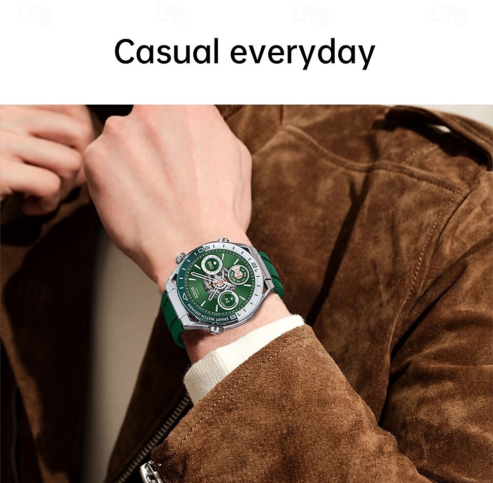 Reloj inteligente de 1 pulgada smartwatch reloj de fitness reloj para correr Bluetooth compatible con Android iOS hombre impermeable manos libres rastreador de pasos caja de reloj de 40mm IP 67 2025 - $67.99 –P14