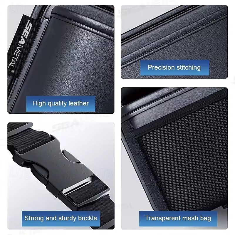 Car Trunk Organizer Hanging Backseat Storage Bag Hook and Loop Fastener Leatherette Storage Pocket for SUV/MPV/Truck 2025 - €34.62 –P3