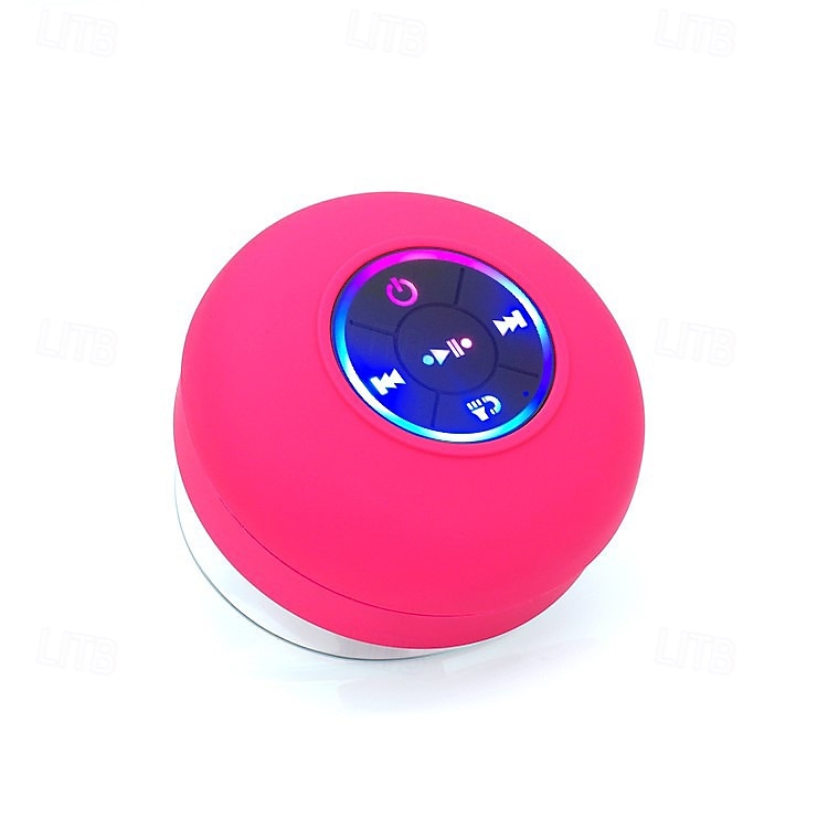 רמקול עמיד למים ipx4 רמקול אלחוטי נייד עם כוס יניקה usb נטענת למסיבות נסיעות לשירותים בבית ובחוץ (כוסות היניקה חייבות להיות על משטח חלק כדי להשתמש בהן) 2025 - $19.99 –P3