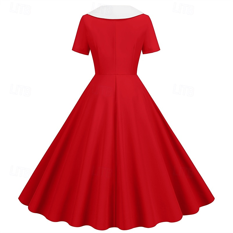 Retro Vintage 1950s Dress Swing Dress Women's Carnival Masquerade Daily Wear Bachelorette Party Adults' Dress Homecoming Dresses 2025 - $25.99 –P9