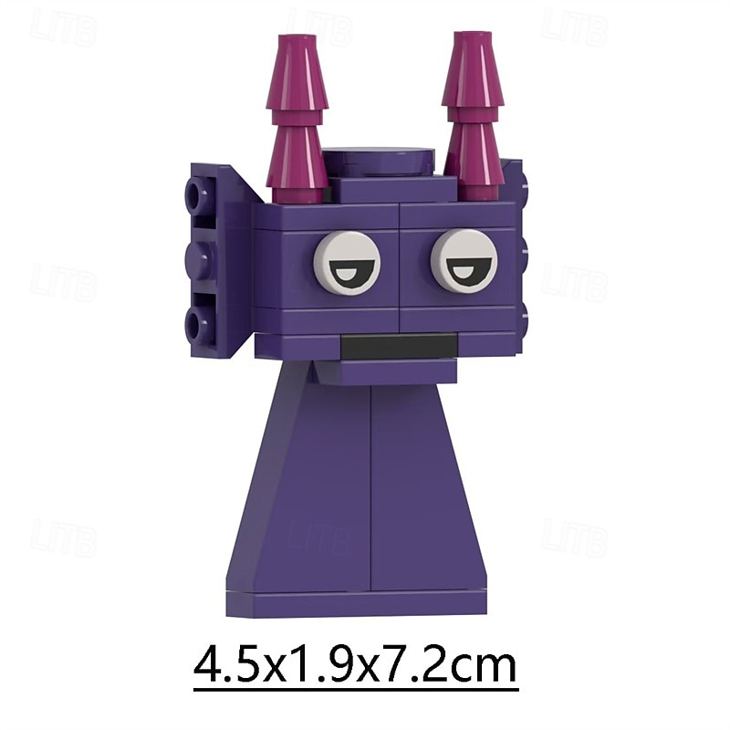 Sprunki Building Blocks Set  Sprunki Toys Action Figure DIY Model Kit for Boys Girls 8-14 Creative Horror Music Game Role for Fans Adults Christmas Decor Collectible Gift 2025 - $38.99 –P19
