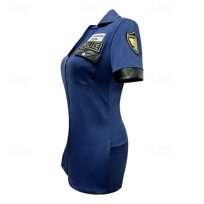 Uniformy Zawody Policjantka Kostium Cosplay Cosplay seksowny kostium Damskie Dla dorosłych Bal maskowy Wieczór panieński Bal maskowy Mardi Gras Łatwy kostium karnawałowy 2025 - $43.99 –P17