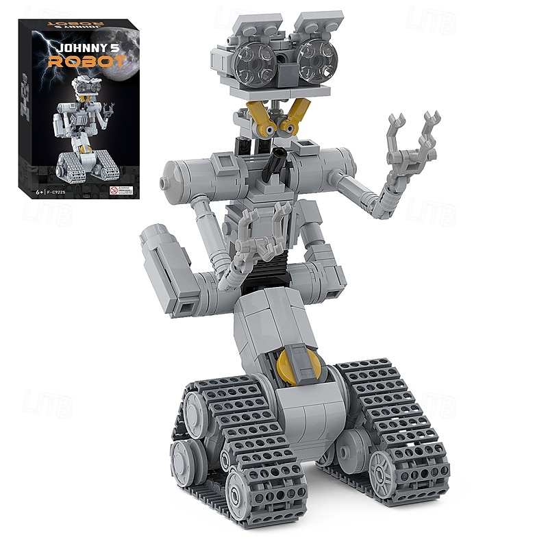 johnny 5 robotbyggesett johnny five robotmodellstamme og pedagogisk gavesett for gutter 8-14(313 stk) 2025 - $25.99 –P1
