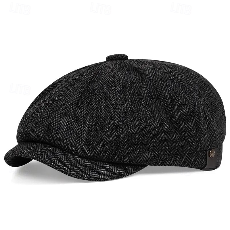 Retro Vintage Roaring 20s 1920s Beret Hat Normal The Great Gatsby Gangster Men's Women's New Year Masquerade New Year Eve Bachelorette Party Festival Adults' Hat All Seasons 2025 - $9.99 –P10
