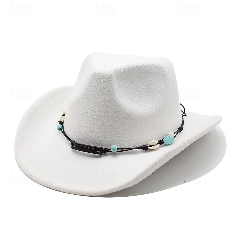 Safarihut Vintage Gürtel Cowboyhut Jazzhut Hand Westernhut Cowboyhut 2026 - $17.49 –P5