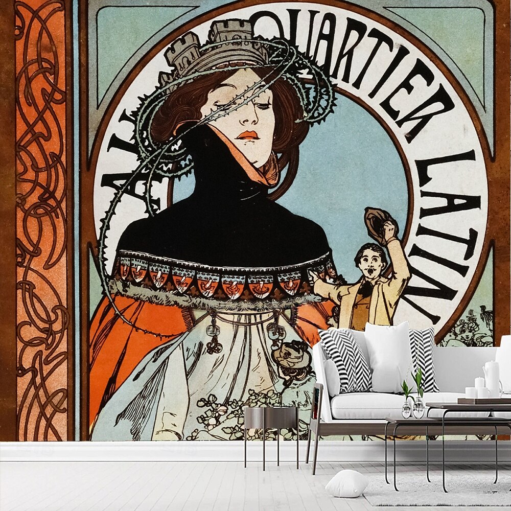 Medieval Art 3D Wallpaper Home Decoration Wall Mural Roll Peel and Stick Removable PVC/Vinyl Material Self Adhesive/Adhesive Required Wall Decor for Living Room 2025 - $12.99 –P13