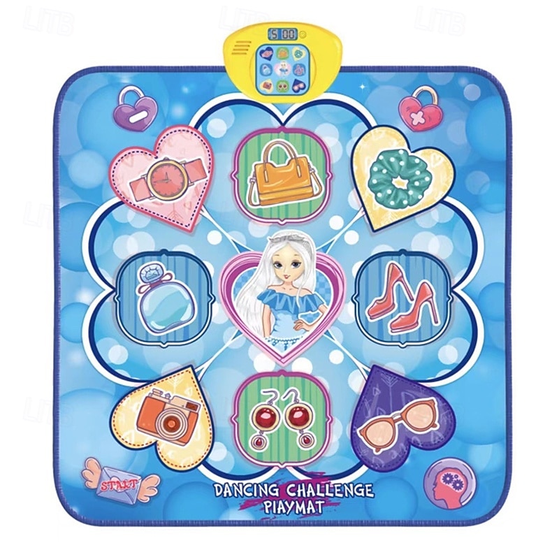 Dance Mat - 9 Keys Light Up Electronic Dance Mat Dolls Princess Girl Toys Kids Musical Mat Dance Floor Mat Birthday Gift For 3 5 7 9 10 Years Old And Up Girls Christmas Gift 2026 - $54.99 –P8