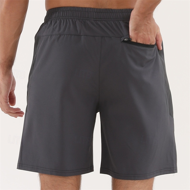 Herren Sportliche Shorts Shorts Kurze Hosen Kurze Sporthose Kurze Sporthose Sport Shorts Tasche Kordelzug Elastische Taille Glatt Komfort Schnelltrocknend Kurz Sports Outdoor Täglich Ausgehen Modisch 2025 - $20.99 –P13