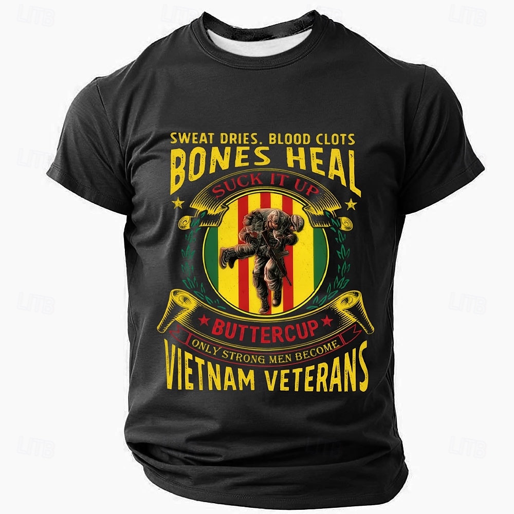 Ziua Veteranilor Bărbați Drapelul SUA american Tricou Manșon scurt Tricou Tipărire 3D Stil Nautic Cămașă Zilnic Militar Stradă Zilnic Negru Albastru piscină Trifoi Vară Primăvară Îmbrăcăminte S M L 2025 - $17.99 –P1