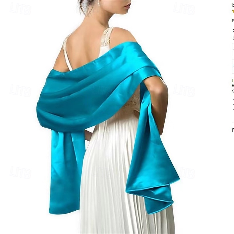 sjal og omslag for kveldskjoler pashmina omslag for kvinner bryllup tilbehør 2025 - $22.99 –P13