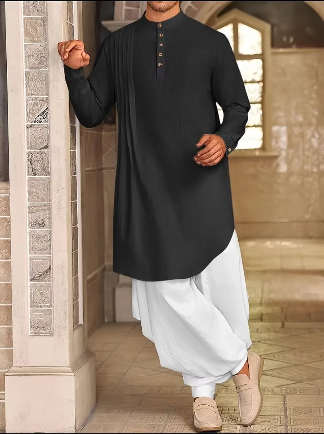 Férfi Vászon ing Dubai iszlám arab muszlim Ramadan Felnőttek Akrobatatrikó / Egyrészes 2025 - $32.99 –P14