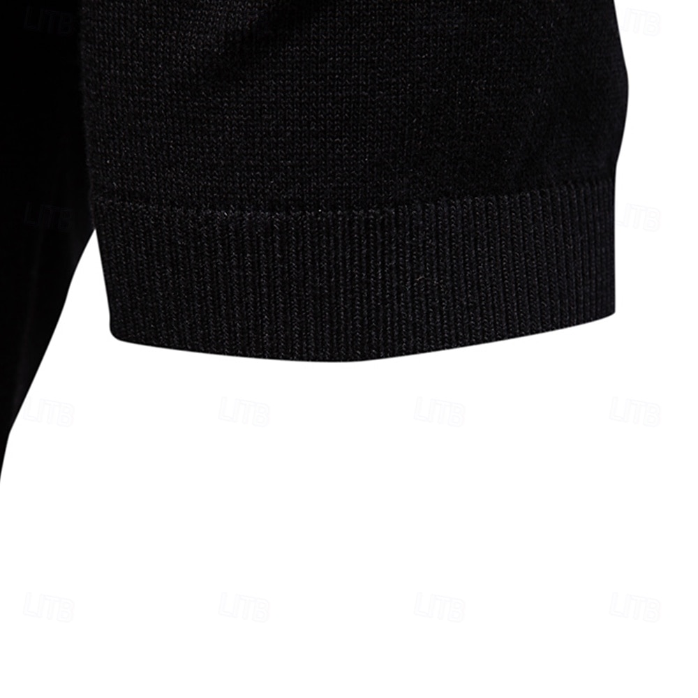 Voor heren Polo Gebreide polo Formeel Werk Meeuwenhalsband Korte mouw Kleurenblok Lapwerk Zomer Marineblauw Khaki Leger Groen Polo 2025 - $26.99 –P21
