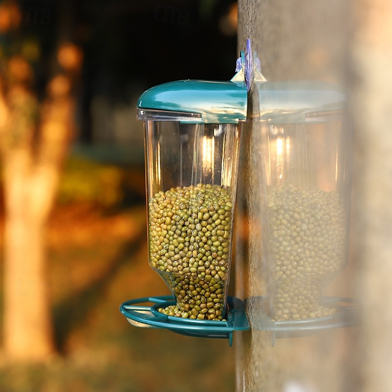 Bird Feeder For The Window Bird House With Strong Suction Cup For Hanging Guaranteed Dry Food 500ml Filling Volume 2025 - $8.49 –P5