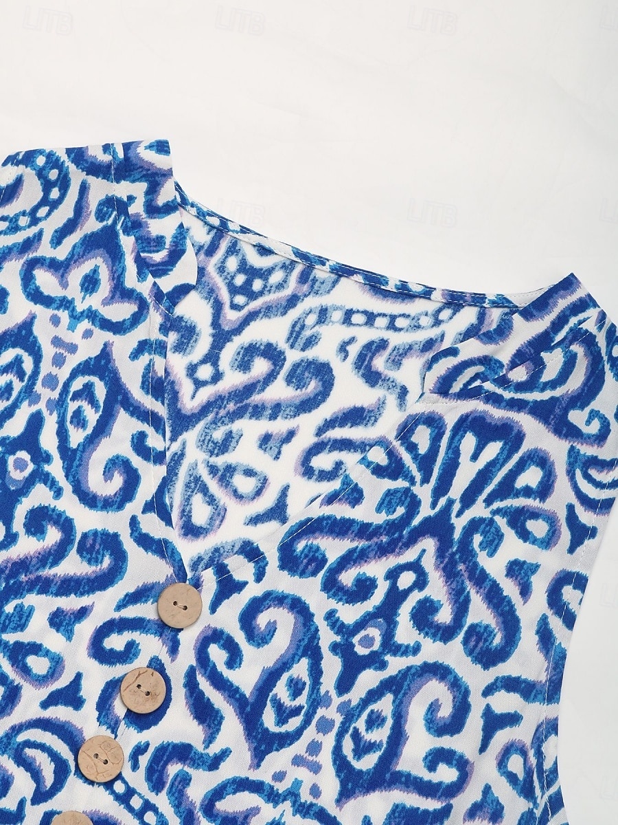 Női Maxiruha hétköznapi ruha Boho elegáns ruhák Ujjatlan ruha Boho ruha Csehország aranyos stílus Stílusos Vakáció Napi Tengerpart Laza öltözet Virágos Ujjatlan Vágott nyak Sárga Medence Fukszia 2025 - $29.99 –P15