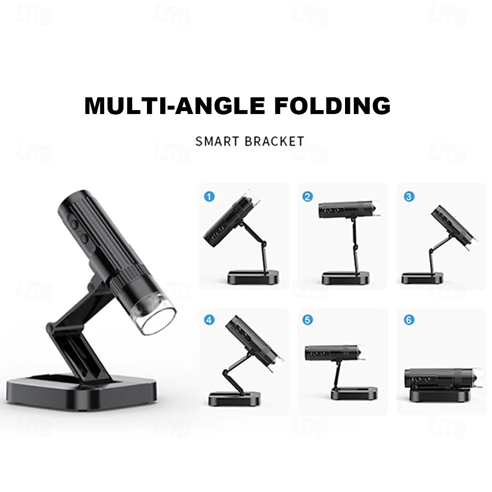 1000X Digital Microscope Camera 2in1 USB WIFI Portable Electronic Microscope 8 LED Magnifier for Skin Testing Cell Phone Repair 2025 - $59.99 –P16