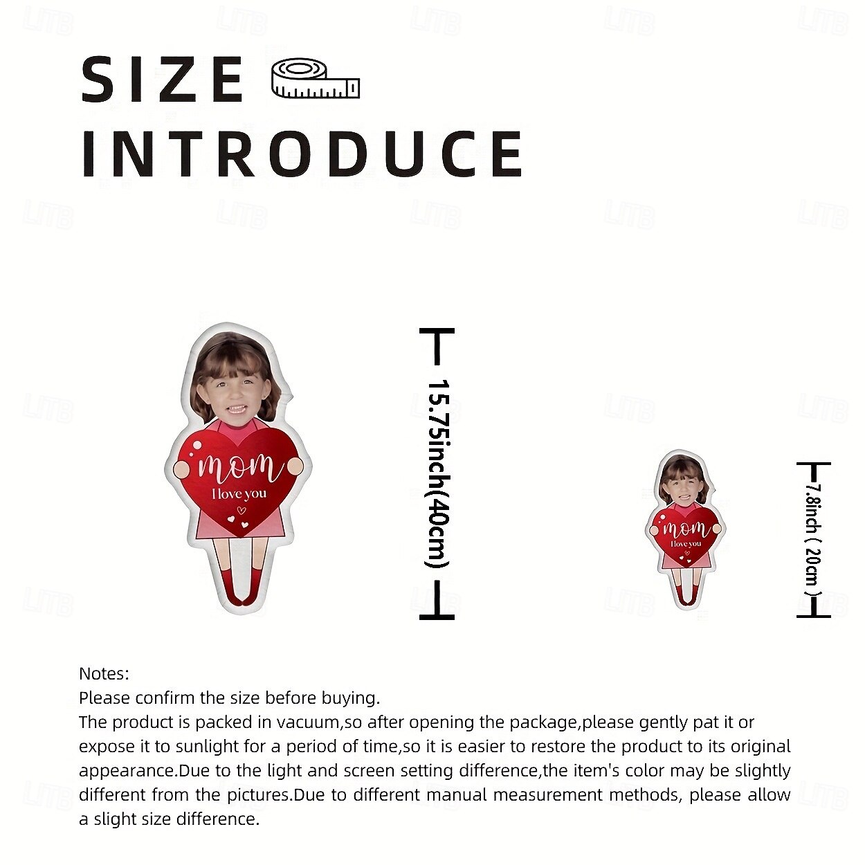 Persoonlijk cadeau Moederdag Kussen Liefde Zacht Knuffelig Dubbelzijdig Geprint Handwasbaar Hedendaags Ontwerp Rits Sluiting Katoen Gevuld Decoratief Throw Kussen voor Koesterbare Herinneringen 2025 - $13.99 –P4