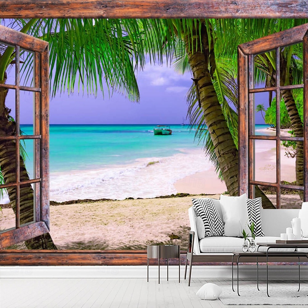 Landskap Hule 3D Tapet Hjem Dekorasjon Vegg Mural Rull Peel og Stick Avtagbart PVC/Vinyl Materiale Selvklebende/Krever Lim Veggdekorasjon Stue 2026 - $16.99 –P10