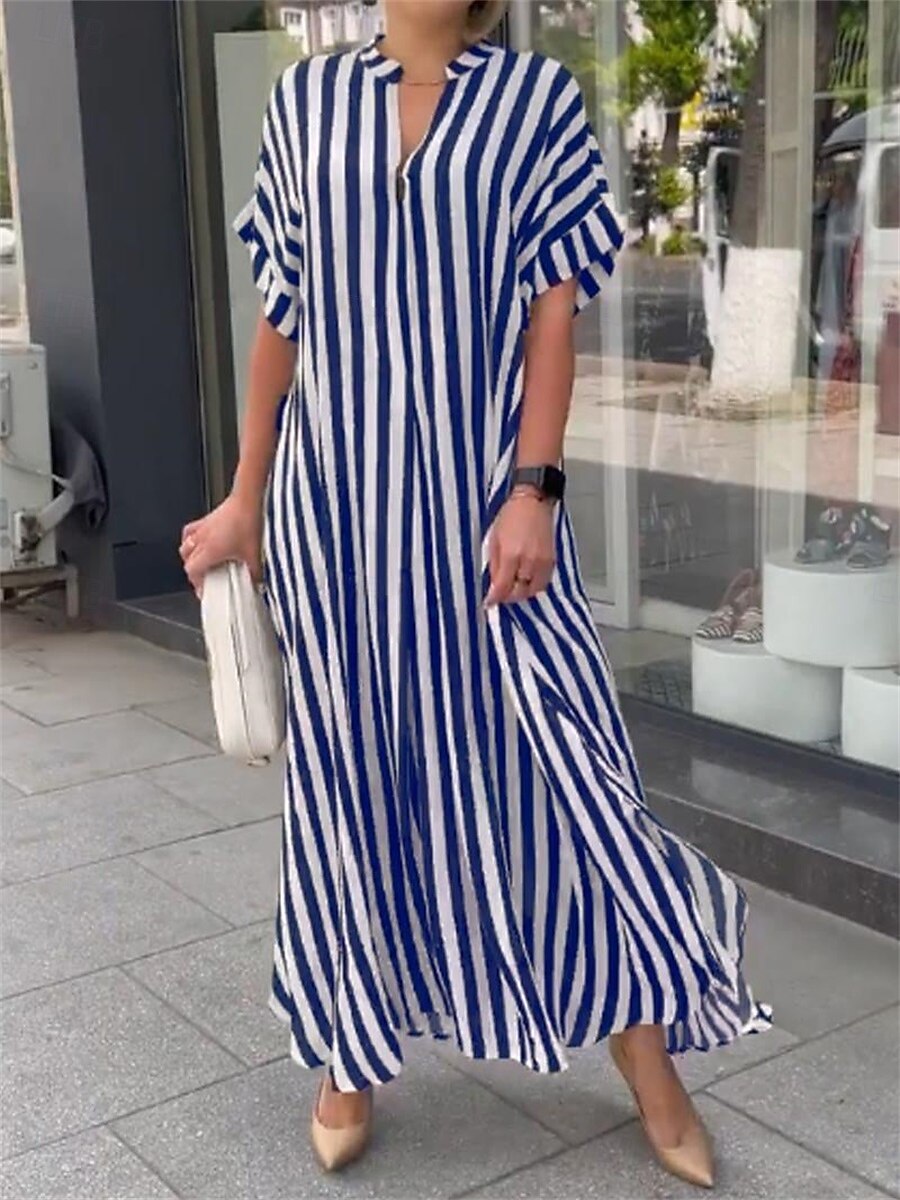 fitted lace wedding dress Floral Work Dresses for Women 2025 Tiered Flowy Office Long Dress Elegant  Business Casual Tie Waist Maxi Boho Dress Patchwork Crewneck Teacher Dress  Mid Length Modest Frocks a Line Tea Party Dress
