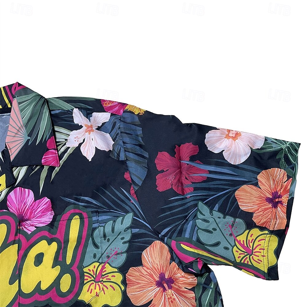 Retró 1970-es évek Ing Aloha ing Hippi Grafika Férfi Vakáció Parti Pride Parade Felnőttek Ing 2025 - $20.99 –P6