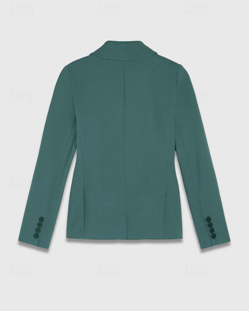 Pantsuit 2 Pieces Mother of the Bride Suit Elegant Simple Minimalist V Neck Wrapped Details Ankle Length Trousers Stretch Crepe Solid Color with Covered Buttons 2025 - $169.99 –P3