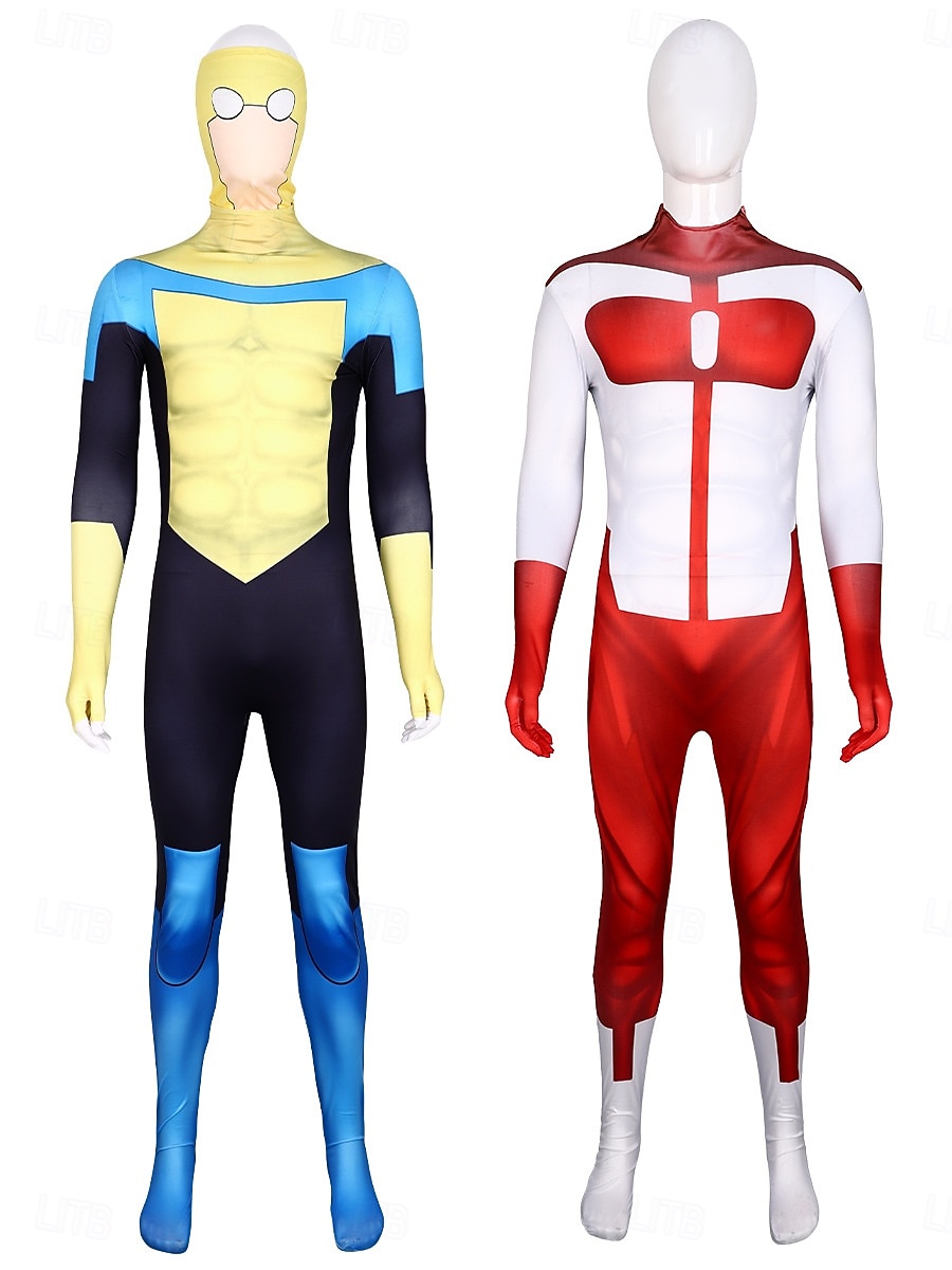 Invinciboy Cosplay Costume de cosplay Combinaison Cosplay for Garçons Enfant Adulte Carnaval Mascarade Événement / Fête Mascarade de 2026 ? $38.99 –P1