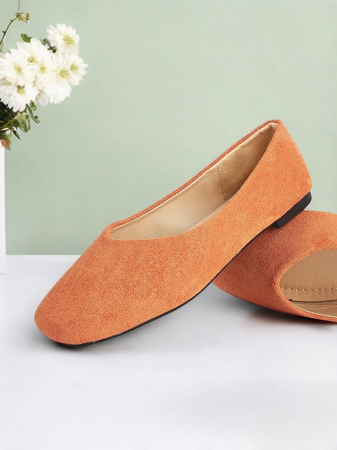 pantofi cu slip-on clasici pentru femei din piele intoarsa artificiala pentru uzura de zi cu zi, birou si calatorii 2025 - $18.99 –P3