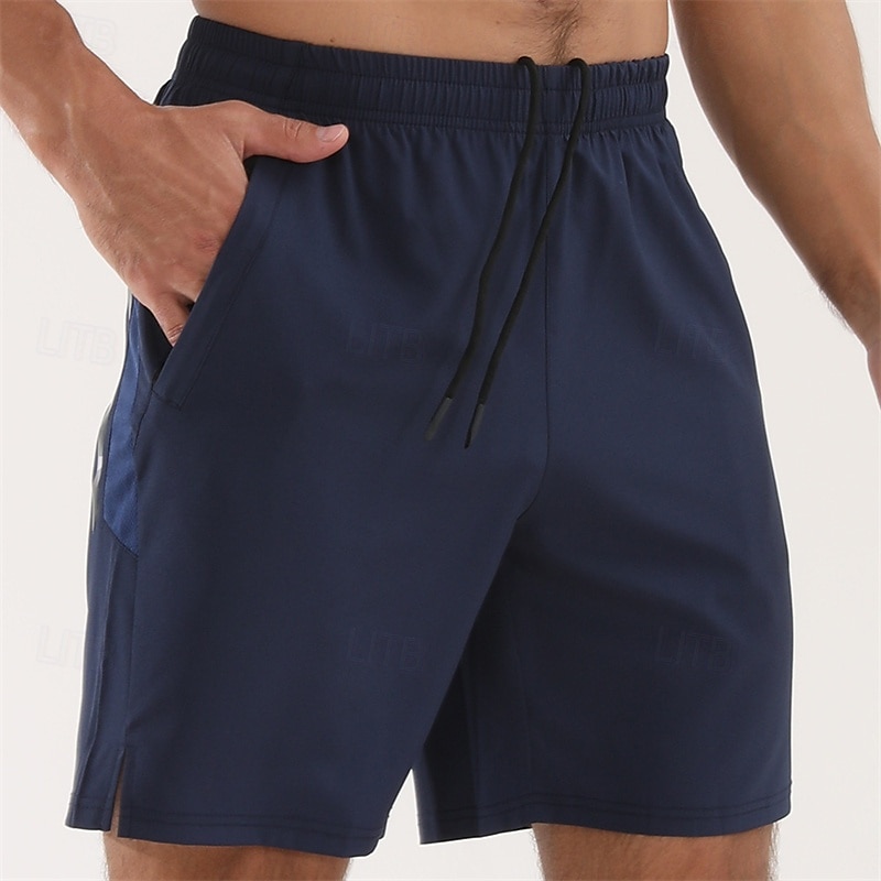 Herren Sportliche Shorts Shorts Kurze Hosen Kurze Sporthose Kurze Sporthose Sport Shorts Tasche Kordelzug Elastische Taille Glatt Komfort Schnelltrocknend Kurz Sports Outdoor Täglich Ausgehen Modisch 2025 - $20.99 –P14