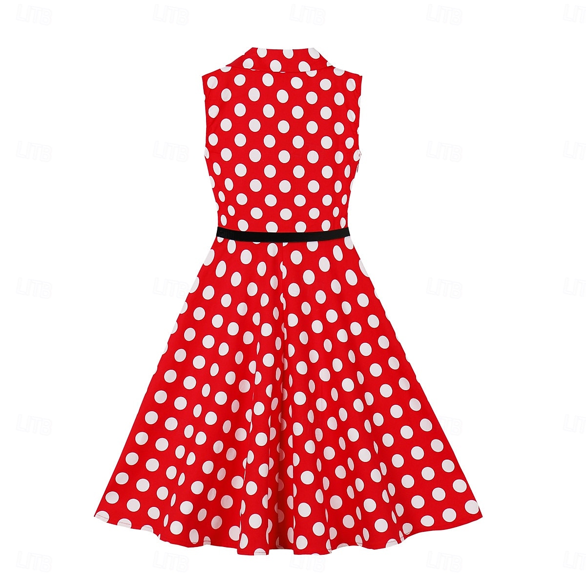 Retro 50. léta Rockabilly Šaty Houpací šaty Puntíky Maškarní kostým Dívčí Karneval Plesová maškaráda Denní nošení loučení se svobodou nevěsty Dětské Šaty Šaty pro návrat domů 2025 - $35.99 –P12