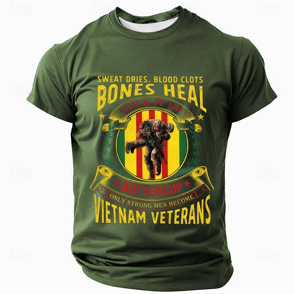 Ziua Veteranilor Bărbați Drapelul SUA american Tricou Manșon scurt Tricou Tipărire 3D Stil Nautic Cămașă Zilnic Militar Stradă Zilnic Negru Albastru piscină Trifoi Vară Primăvară Îmbrăcăminte S M L 2025 - $17.99 –P2