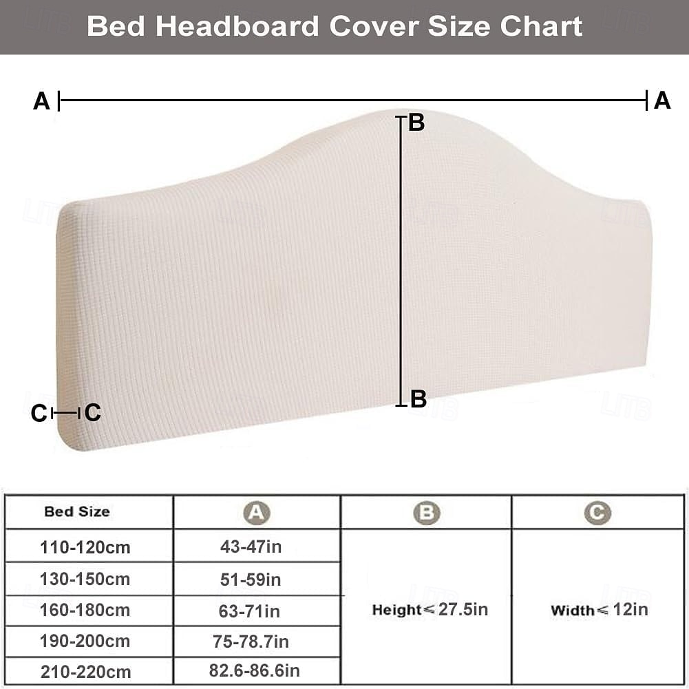 Stretch Bed Headboard Cover Thicken Headboard Slipcover for Full Queen King Size Dustproof Bed Head Protector Cover Bedroom Decoration 2026 - $21.99 –P2