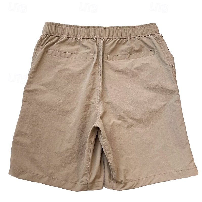 Herre Taktiske shorts Cargoshorts Shorts Bermudashorts Elastisk midje Lomme med glidelås Rett ben عادي Pustende Hurtigtørkende Knelengde utendørs Avslappet Camping & Vandring Sport Mote Svart Grønn 2025 - $20.99 –P3