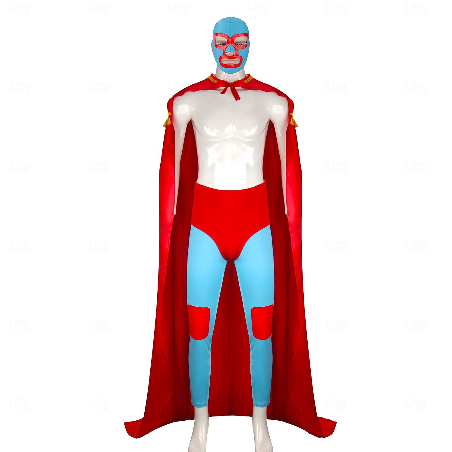Mexican Wrestler Cosplay Costume Adults' Men's Cosplay Party Stage Carnival Masquerade Mardi Gras Easy Carnival Costume 2025 - $44.99 –P1
