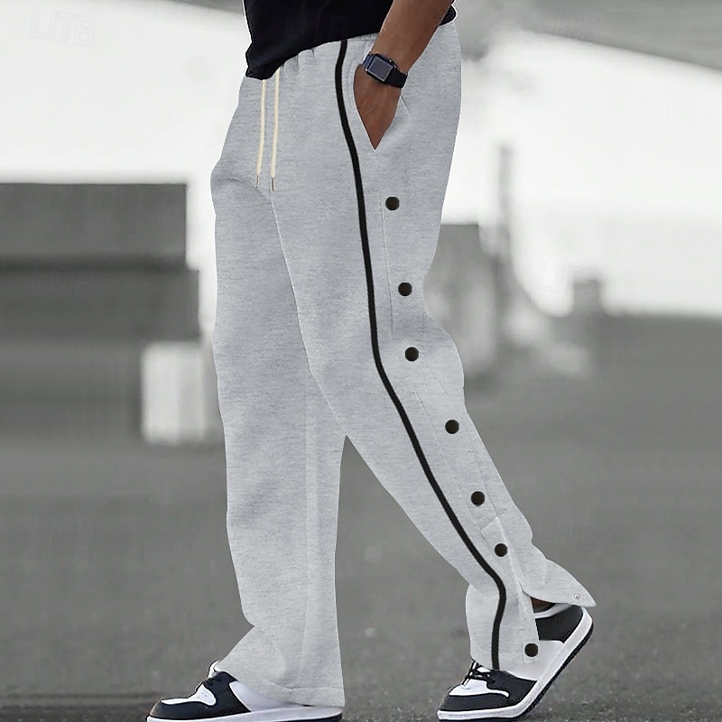 Hombre Pantalones deportivos Pantalones de Deporte Pantalones Bolsillo Correa Cintura elástica Plano Comodidad Deporte Diario Moda Casual Azul Real Caqui Microelástico 2025 - $22.99 –P9