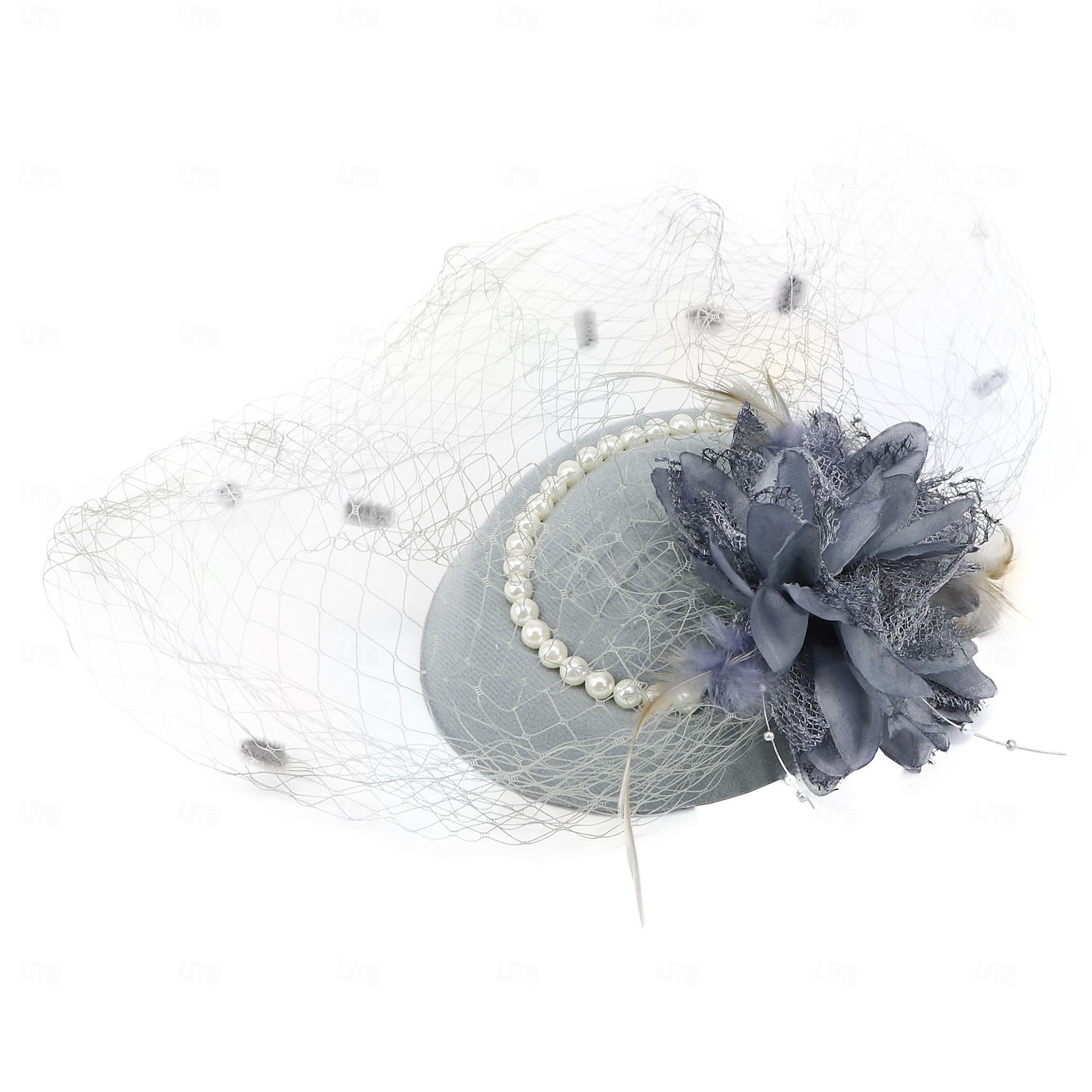 Hatter Sinamay Fedora Bryllup Aftenselskap cocktail Elegant Årgang søt stil Med Blomster Hodeplagg Hodeplagg 2025 - $14.99 –P10