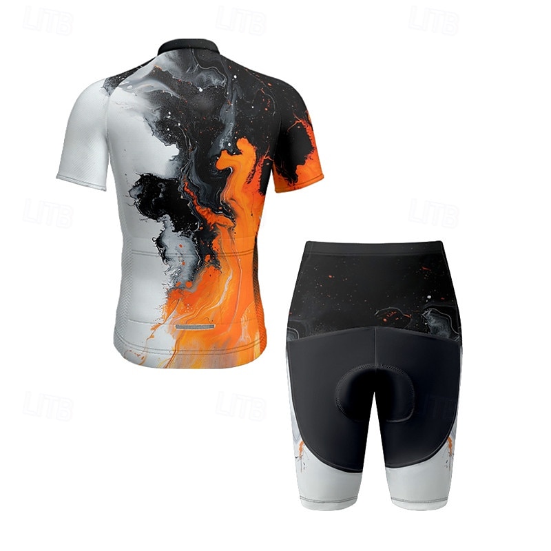 Miesten Pyöräily jersey ja shortsit Lyhythihainen Maastopyöräily Maantiepyöräily Musta Keltainen Punastuvan vaaleanpunainen Kaltevuus Pyörä Spandex Urheilu Kaltevuus Vaatetus 2025 - $38.39 –P3