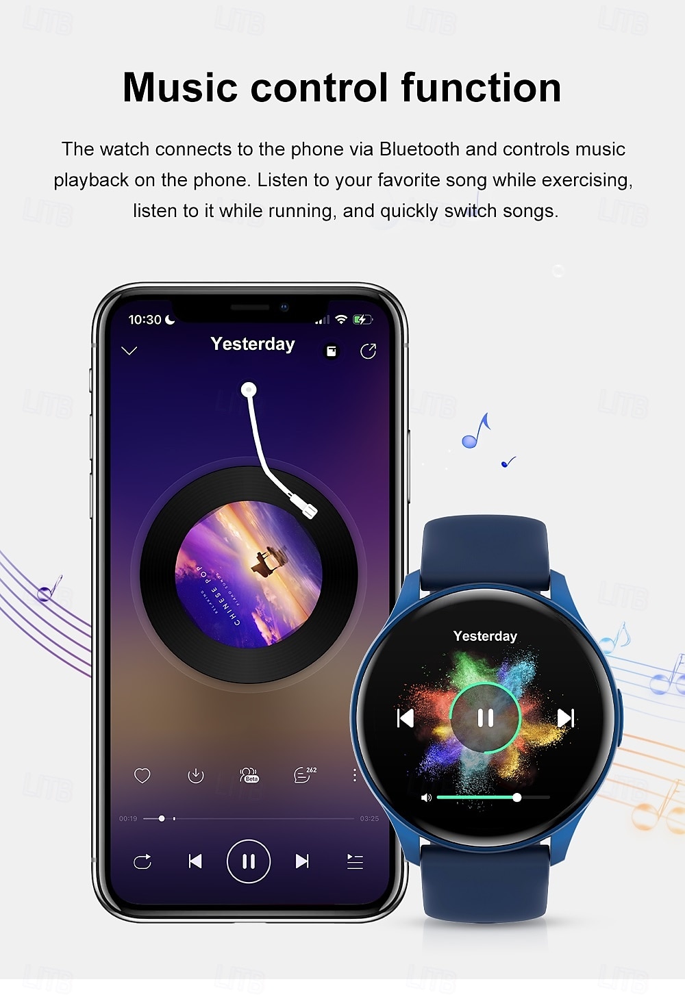 696 ZW60 Smart Watch Fitness Tracker ECG PPG Bluetooth Anropspåminnelse Android iOS IP67 44mm 1,43 2025 - $39.99 –P17