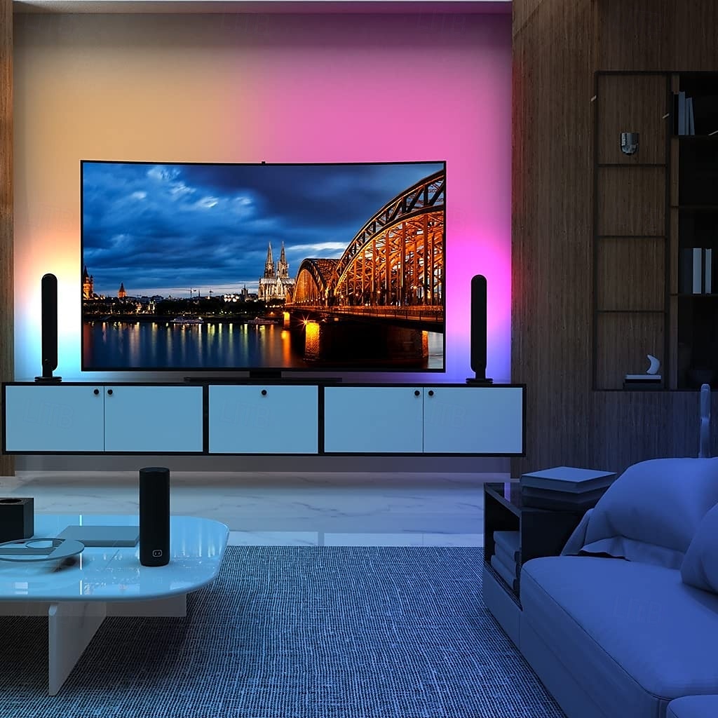 bare luminoase cu led lumina de dispozitie multiple efecte de iluminare iluminare ambientala flux bara luminoasa jocuri/tv/pc/cameră 2025 - $48.93 –P6