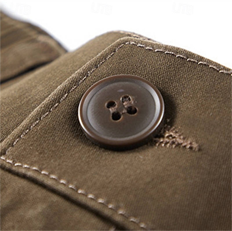 Men's Dress Shorts Work Shorts Golf Shorts Pocket Plain Comfort Breathable Knee Length Outdoor Business Sports Casual Black Blue 2026 - $32.99 –P7