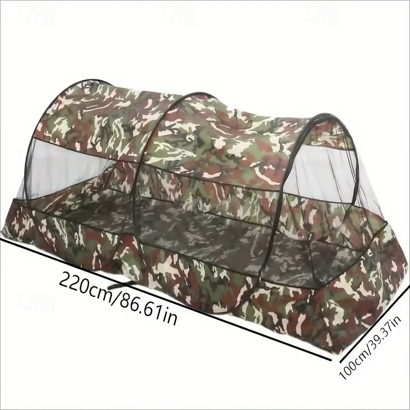 Portable Camouflage Mosquito Net Tent Easy Installation Sunshade and Insect Proof Waterproof Fabric Suitable for Outdoor Travel 2025 - $135.99 –P6