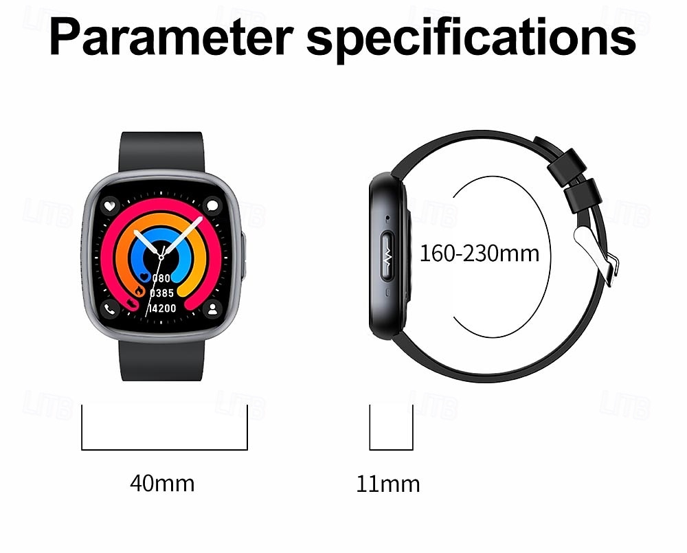 Smart Watch Blood Glucose ECG Blood Pressure Body Temperature Monitor Android iOS IP68 1.75 2025 - $69.99 –P19